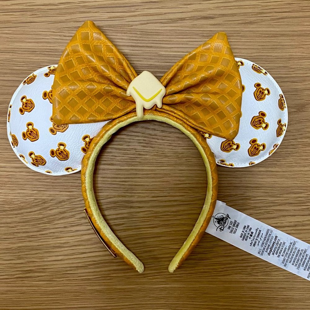 Minnie Mouse Waffle Ear Headband by Loungefly – NWOT